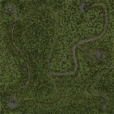 Карта Muddy-roads для Spin Tires